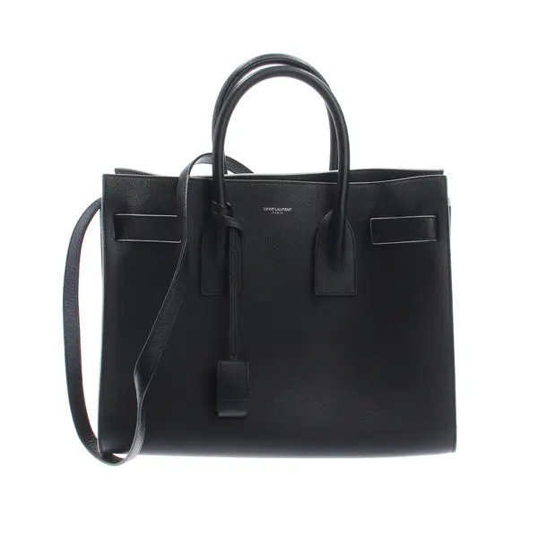 Handbag, in Black, Leather, Saint Laurent