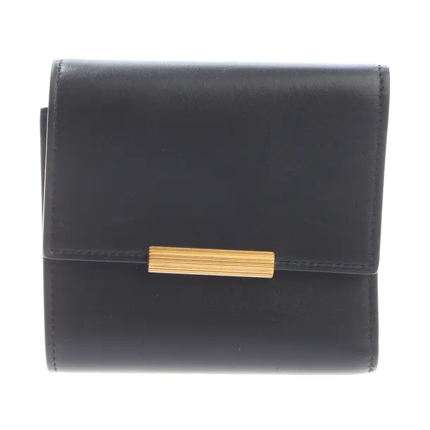 Wallet, in Black, Leather, Bottega Veneta