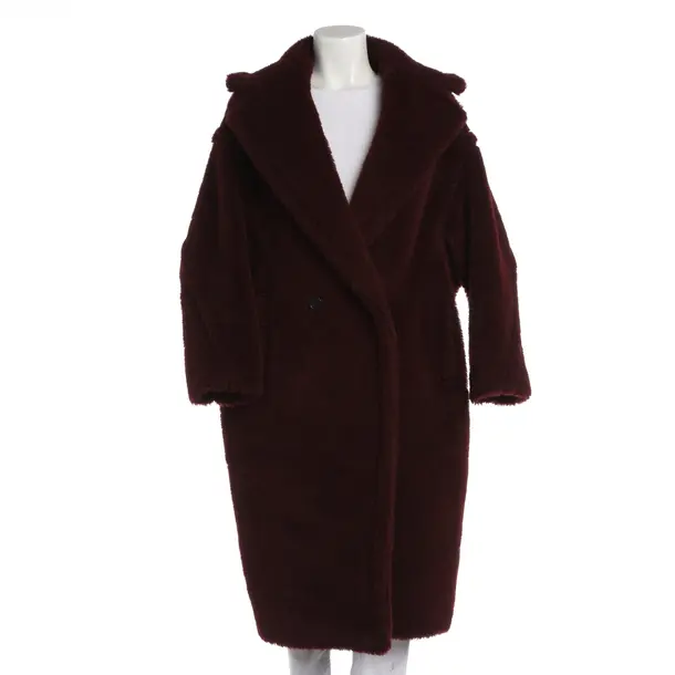 Wintermantel, in Bordeaux, Wolle, Max Mara