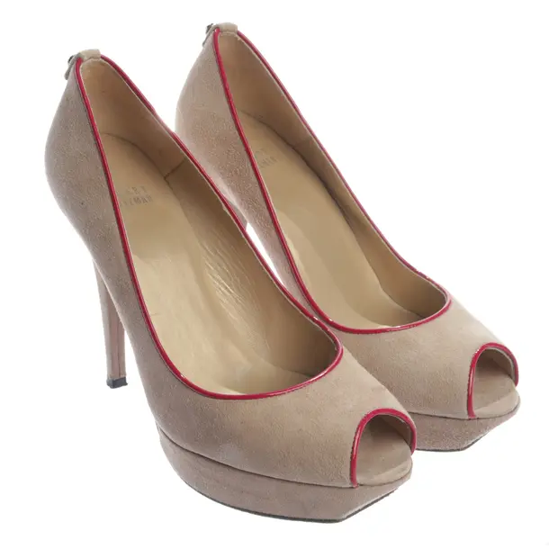 Peep Toes, in Light Brown, Stuart Weitzman
