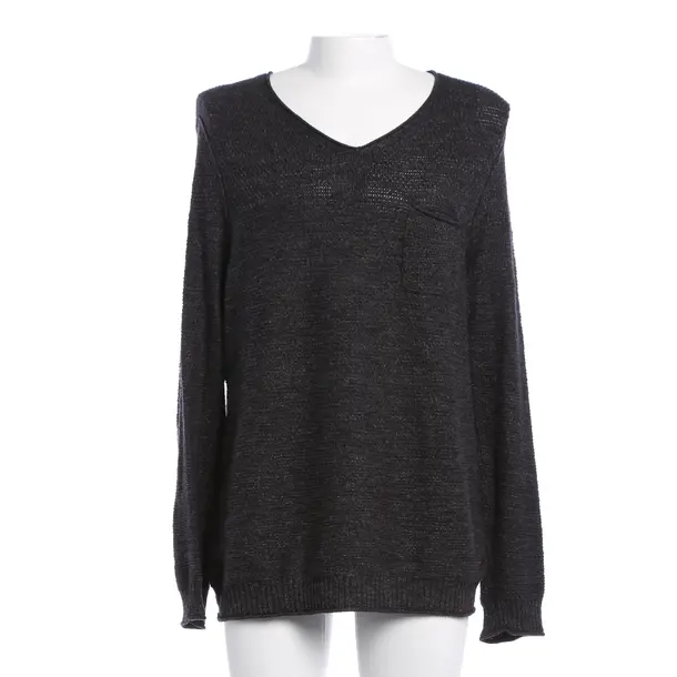 Jumper, in Dark Gray, Cotton, Hugo Boss Orange