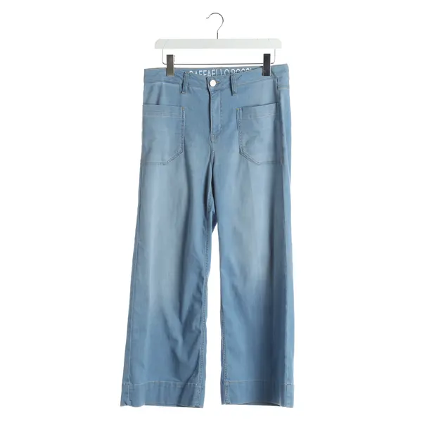 Boyfriend Jeans, in Light Blue, Cotton, Raffaello Rossi