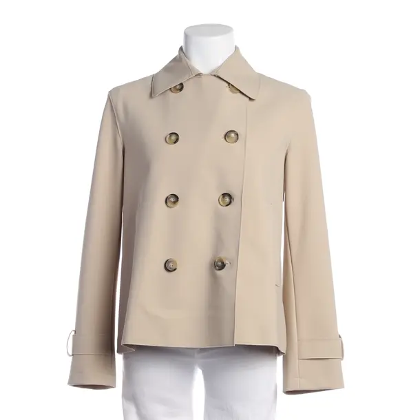 Mid-Season Jacket, in Beige, Polyimide, Harris Wharf London