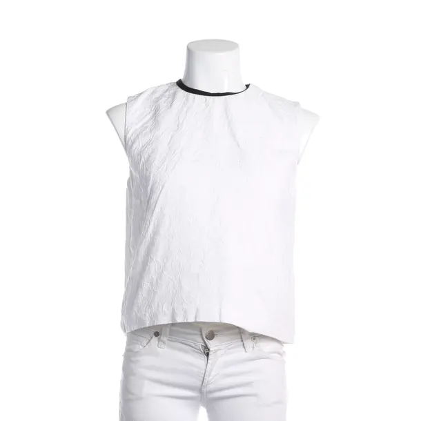 Top, in Weiß, Baumwolle, Victoria Beckham