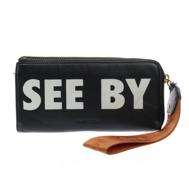 Geldbörse, in Schwarz, Leder, See by Chloé