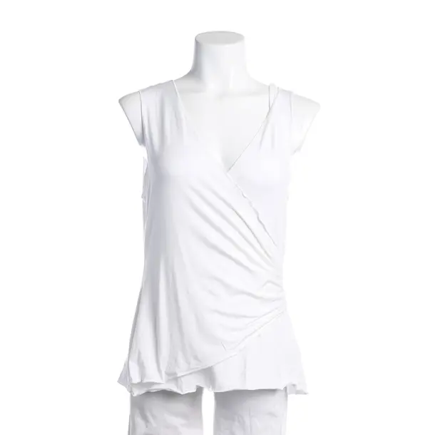 Top, in Weiß, Viskose, Armani Collezioni