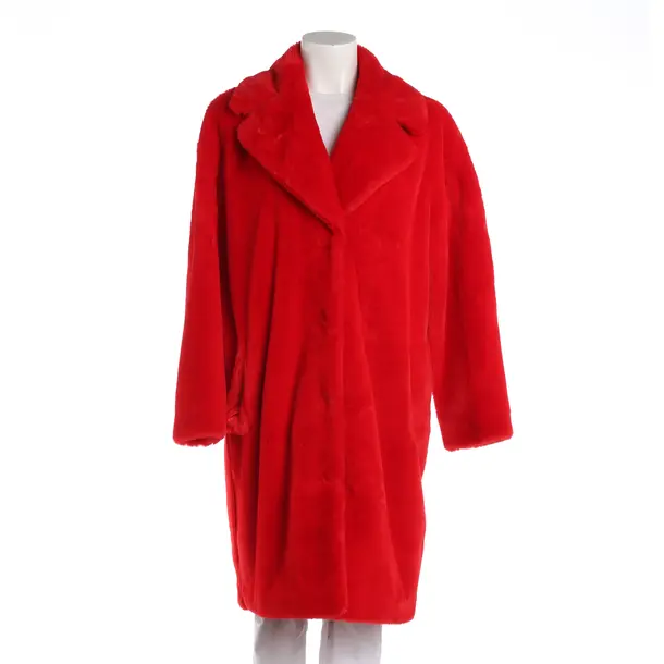 Winter Coat, in Red, Polyester, Stand Studio