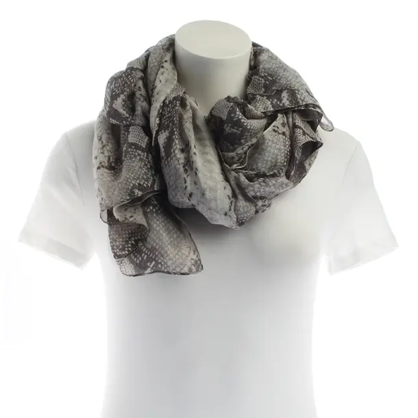 Shawl, in Gray, Silk, Coccinelle