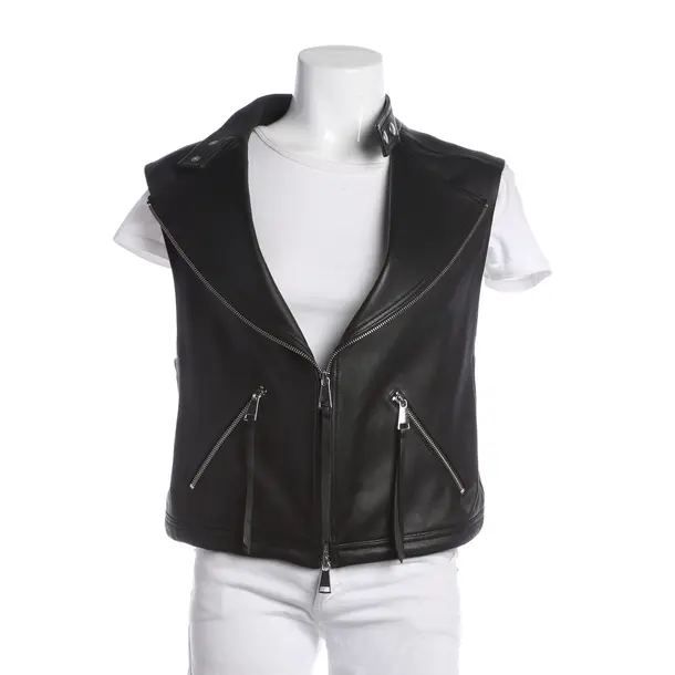 Vest, in Black, Leather, Dorothee Schumacher