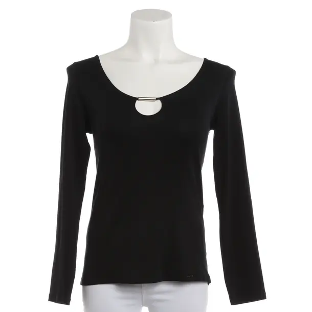 Long Sleeve Shirt, in Black, Cotton, Marc Cain
