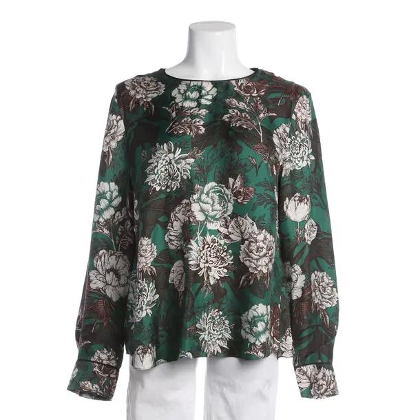 Blouse, in Green, Silk, Windsor