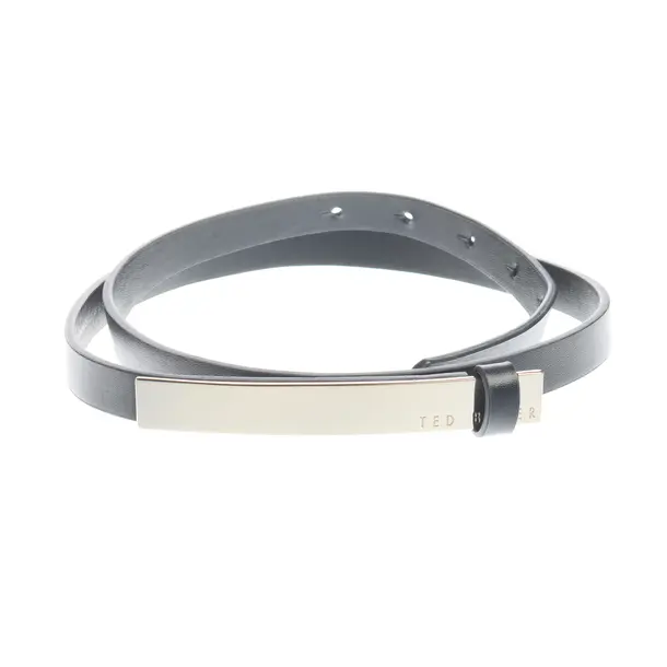 Belt, in Black, Leather, Ted Baker