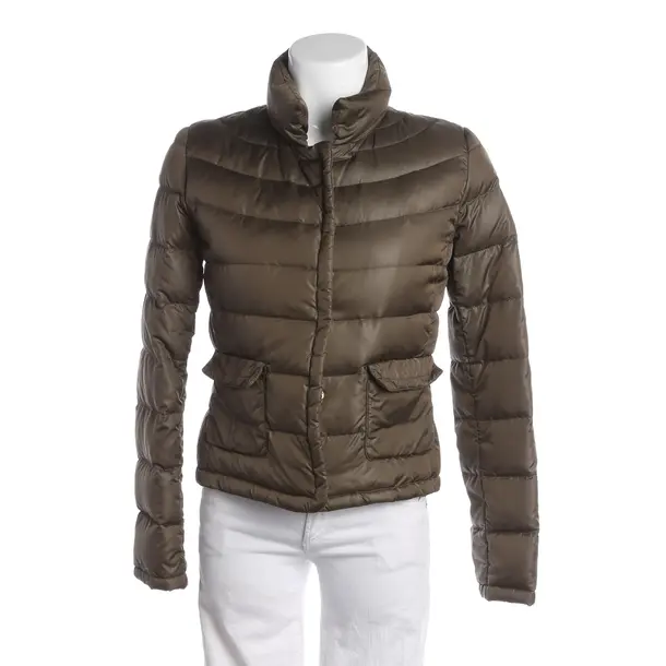 Mid-Season Jacket, in Dark Green, Polyamide, Lis Lareida