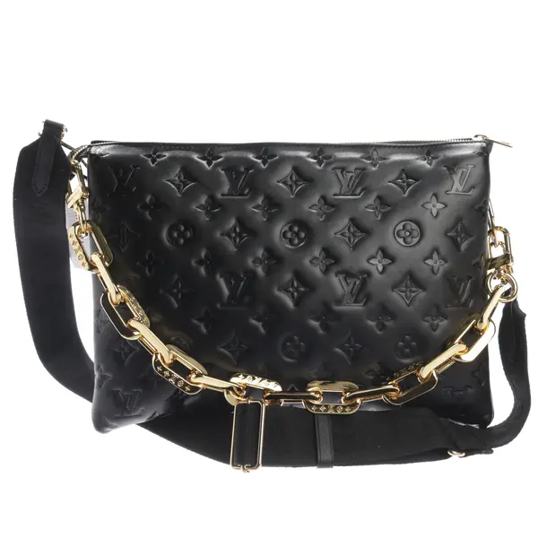 Borsa a cinture a tracolla, in Nero, Pelle, Louis Vuitton