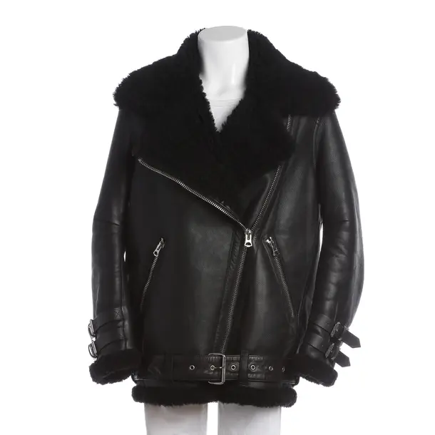 Lederjacke, in Schwarz, Leder, Acne Studios