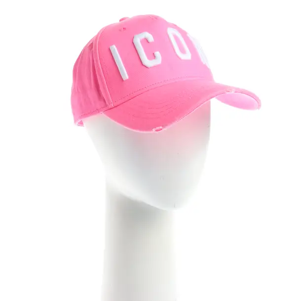 Cap, in Neon Pink, Cotton, Dsquared