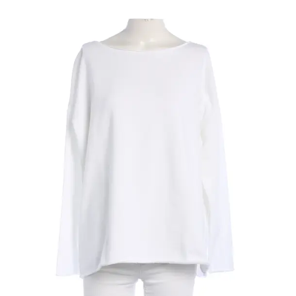 Felpa, in Bianco, Cotone, Juvia