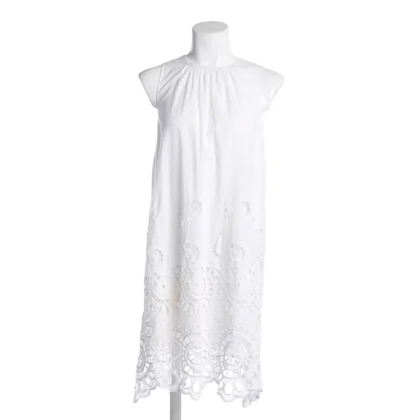 Dress, in White, Cotton, Grace