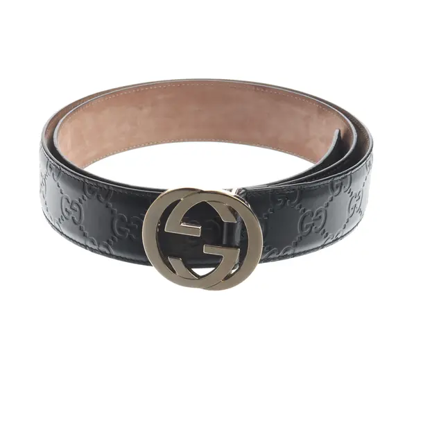 Belt, in Black, Leather, Gucci