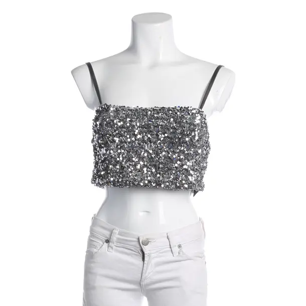 Top, in Silber, Polyamid, Dorothee Schumacher