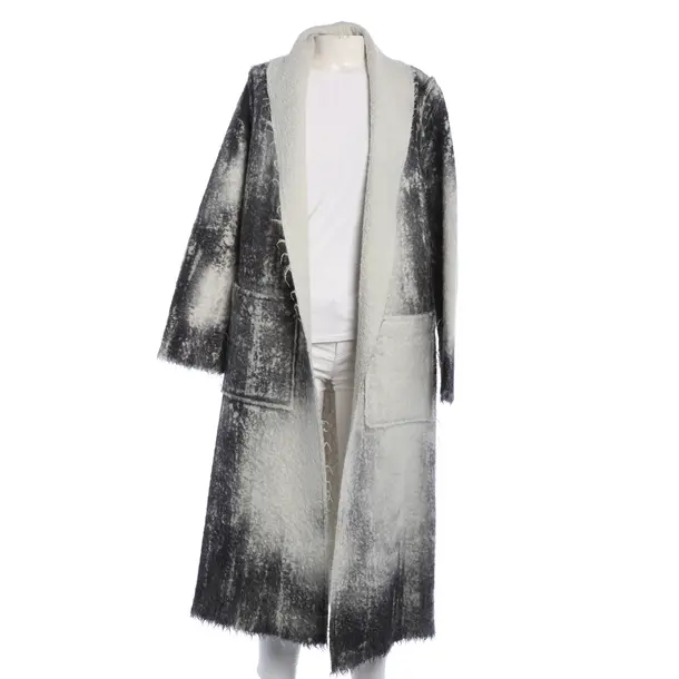 Mid-Season Coat, in Light Gray, Wool, Avant Toi