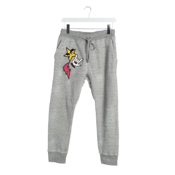 Pants, in Gray, Cotton, Dsquared