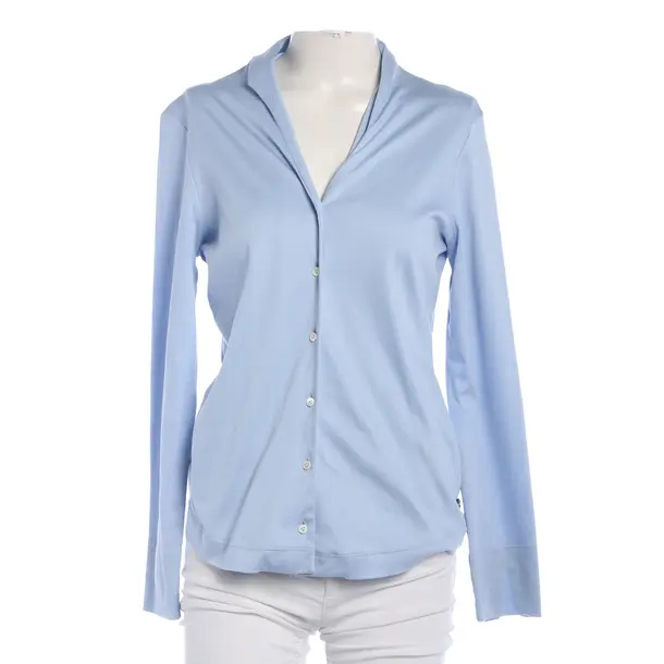 Blouse, in Blue, Cotton, Van Laack