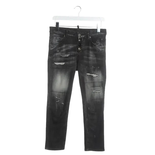 Jeans Slim Fit, in Dunkelgrau, Baumwolle, Dsquared