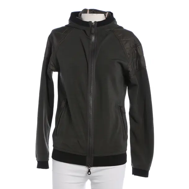 Zip-up Hoodie, in Dark Green, Polyester, Frauenschuh