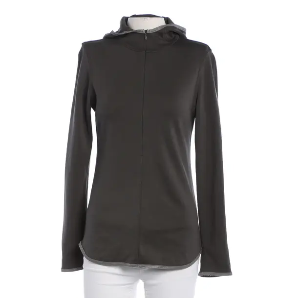 Felpa con cappuccio, in Grigio, Lana, Pantofola da donna