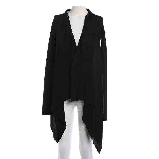 Cardigan, in Black, Wool, Rick Owens