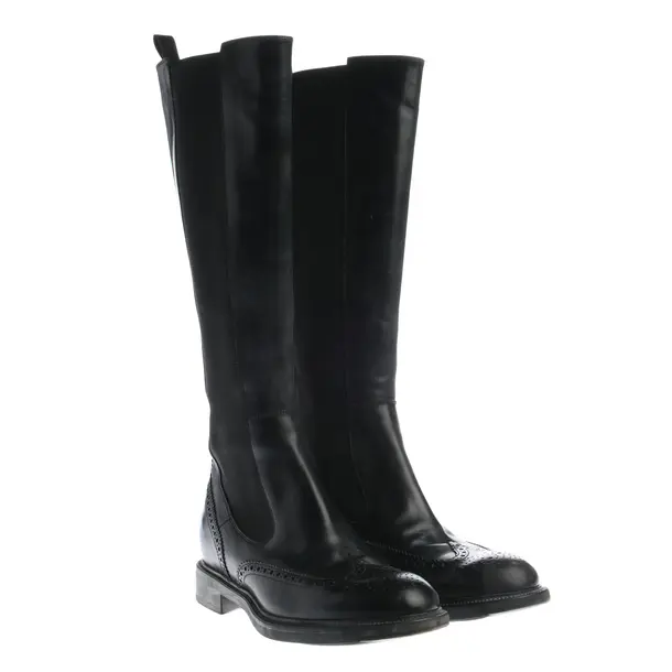 Stivali, in Grigio scuro, Santoni