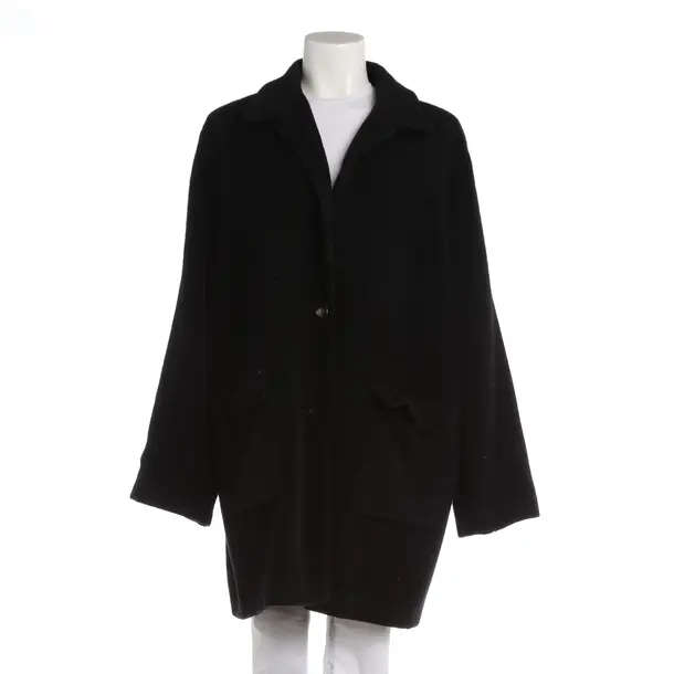 Mid-Season Coat, in Black, Wool, Bogner