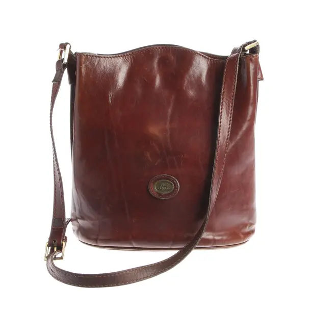 Schultertasche, in Braun, Leder, The Bridge