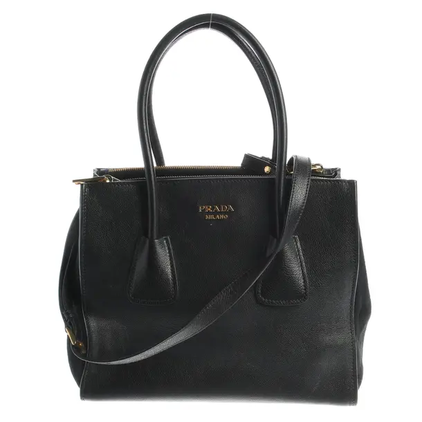 Handtasche, in Schwarz, Leder, Prada