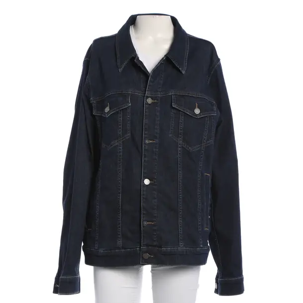 Denim Jacket, in Navy, Cotton, 7 for all mankind