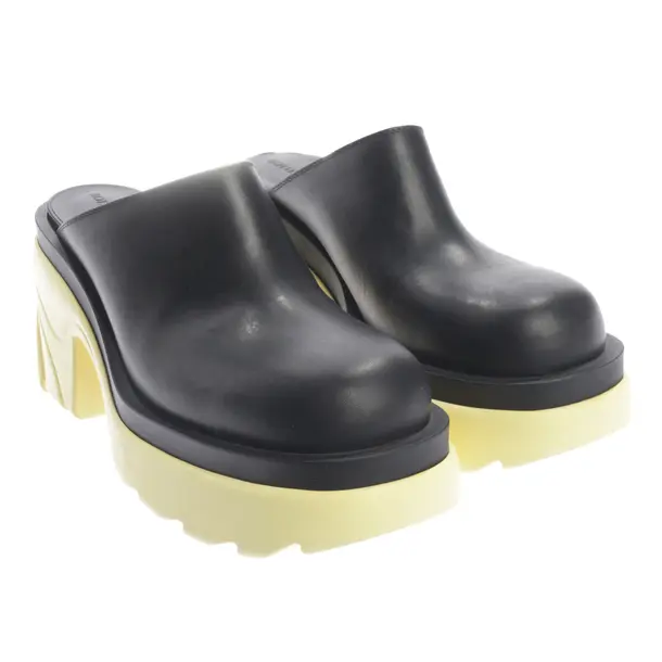 Heeled Mules, in Black, Bottega Veneta