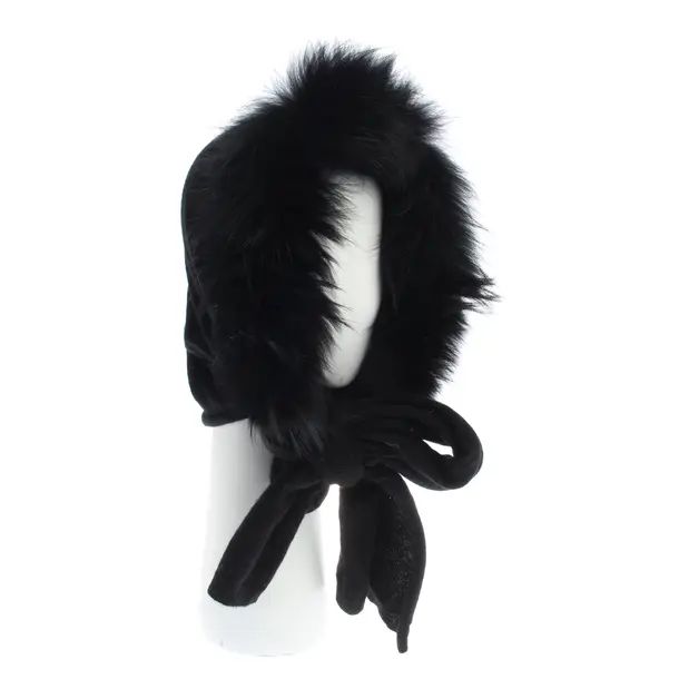 Mütze, in Schwarz, Baumwolle, Riani