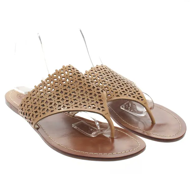 Slides, in Brown, Tory Burch