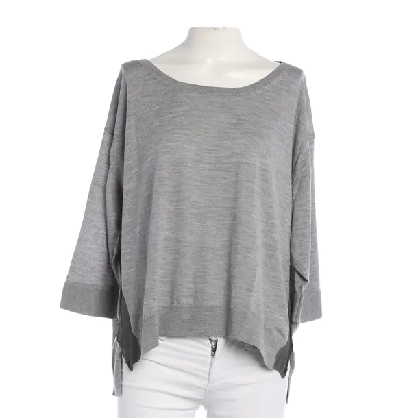 Longsleeve, in Grau, Wolle, Dorothee Schumacher