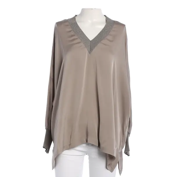 Bluse, in Braun, Seide, IVI collection