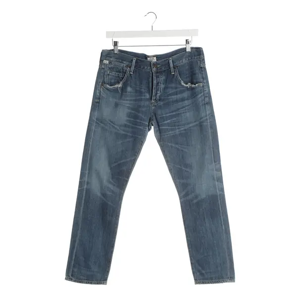 Straight Fit Jeans, in Blue, Cotton, Citizens of Humanity