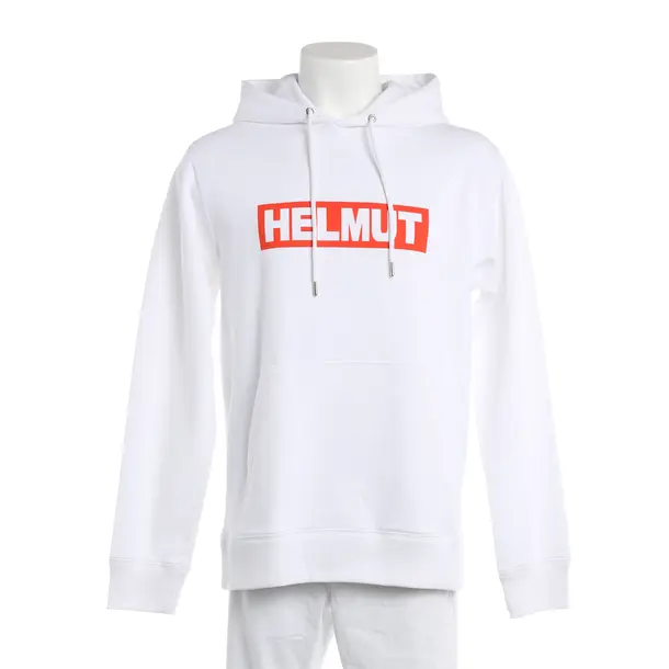 Hoodie, in White, Cotton, Helmut Lang