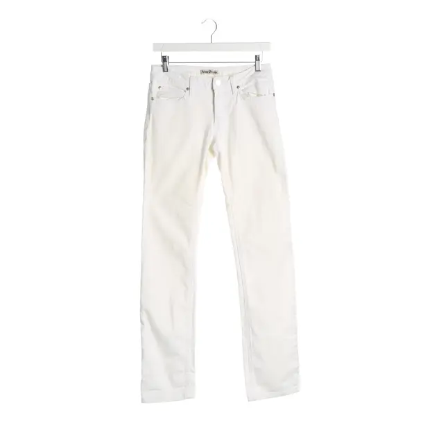 Straight Fit Jeans, in Cream, Cotton, Acne Studios