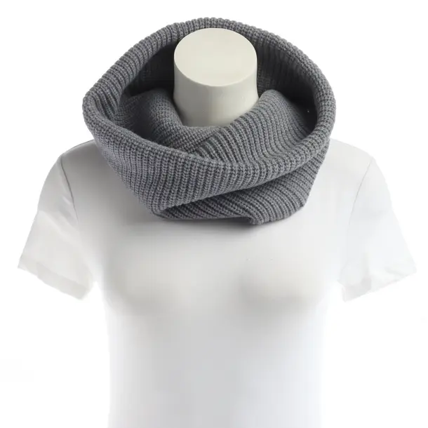 Schal, in Grau, Wolle, FFC