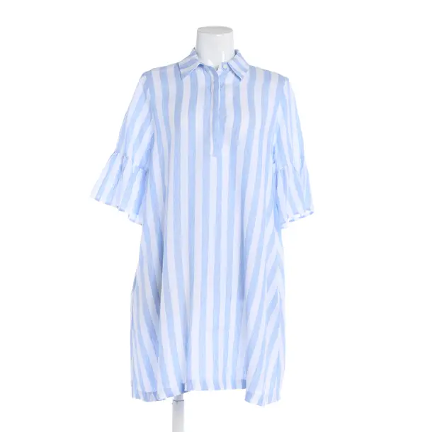 Kleid, in Blau, Leinen, Robert Friedman