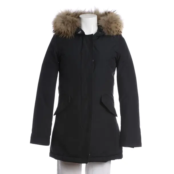 Winter Jacket, in Black, Cotton, Woolrich