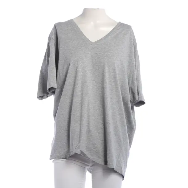 Shirt, in Light Gray, Cotton, Closed