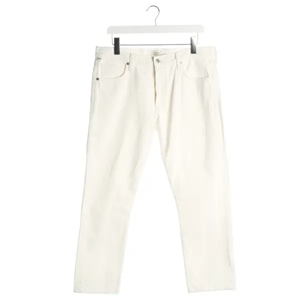 Straight Fit Jeans, in Cream, Cotton, Citizens of Humanity