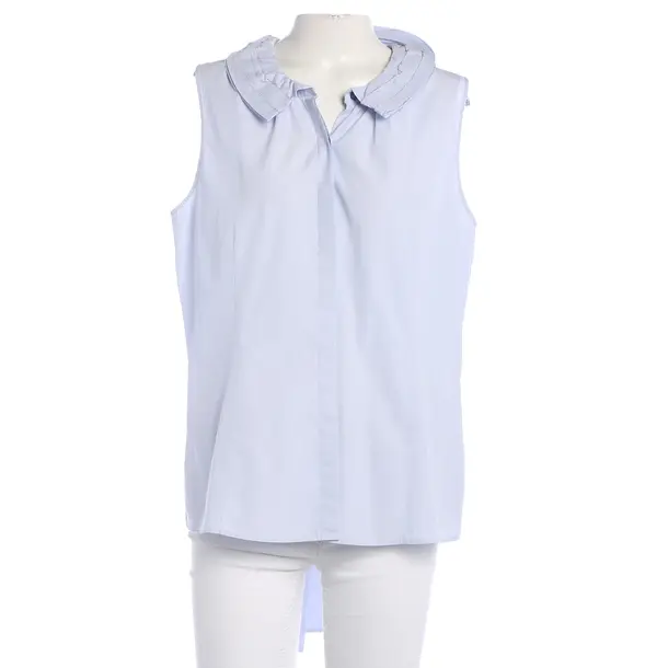 Blouse, in Blue, Cotton, Van Laack